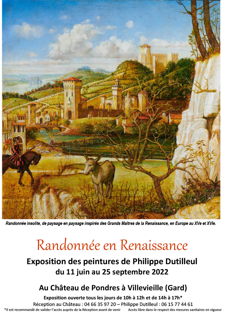 Affiche Expo Randonnée en Renaissance