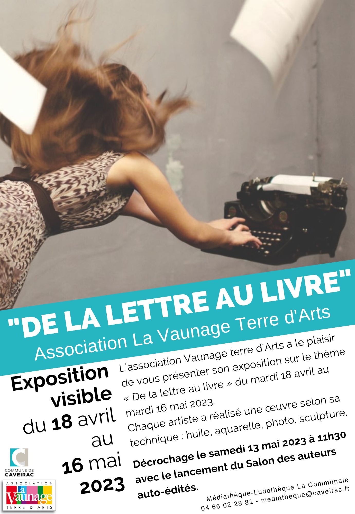 You are currently viewing Exposition « De la Lettre au Livre » à la Médiathèque de Caveirac